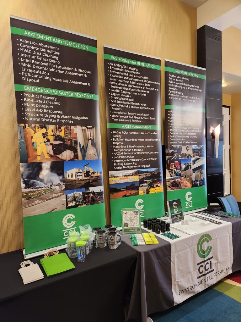 CCI Exhibits at the January 17 and 19 2023 EnviroWorkshops in Charlotte and Raleigh